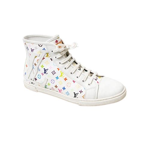 louis vuitton white monogram sneakers